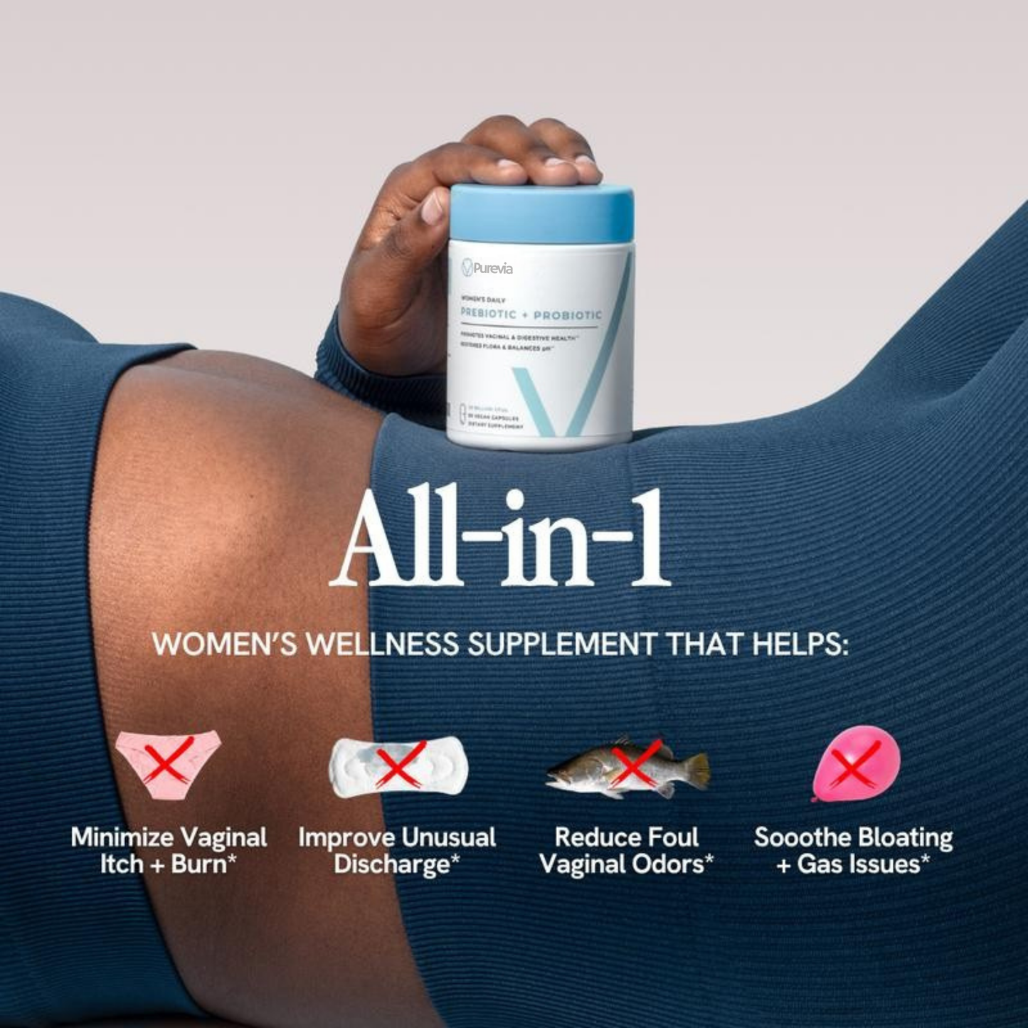 Purevia Womens Daily Prebiotic + Probiotic